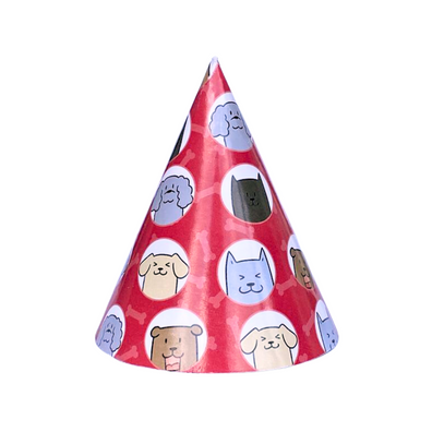 Pawty Hat - Red Dogs